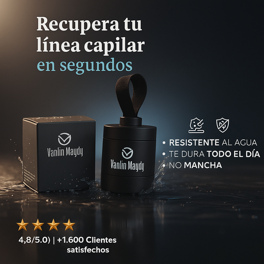 VANLIN - POLVO CAPILAR CUBRE ENTRADAS Y CANAS